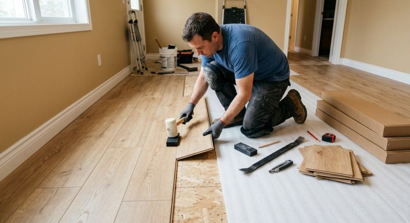 Laminate Floor Installation in Carroll, OH