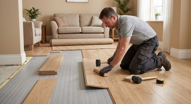 Laminate Floor Installation in Ostrander, OH