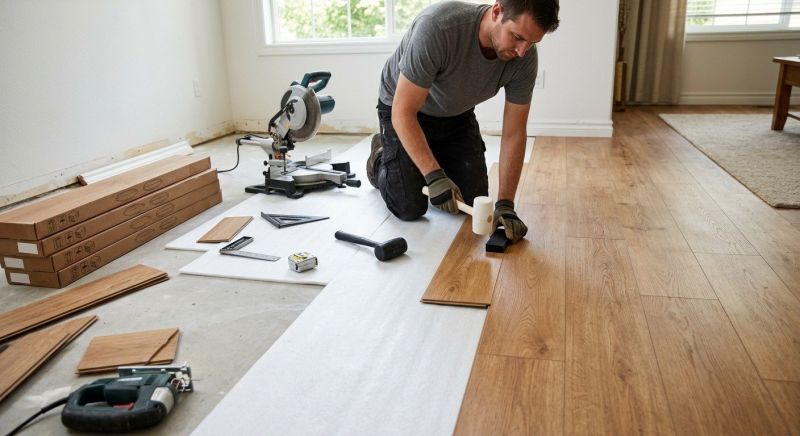 Laminate Floor Replacement in Canal Winchester, OH