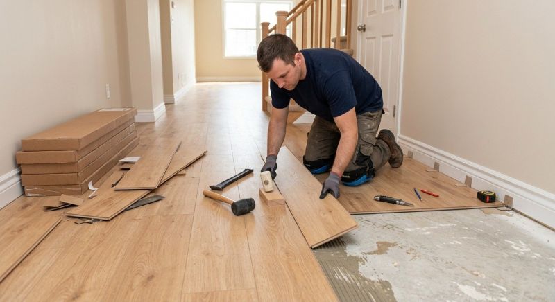 Laminate Floor Replacement in Dublin, OH