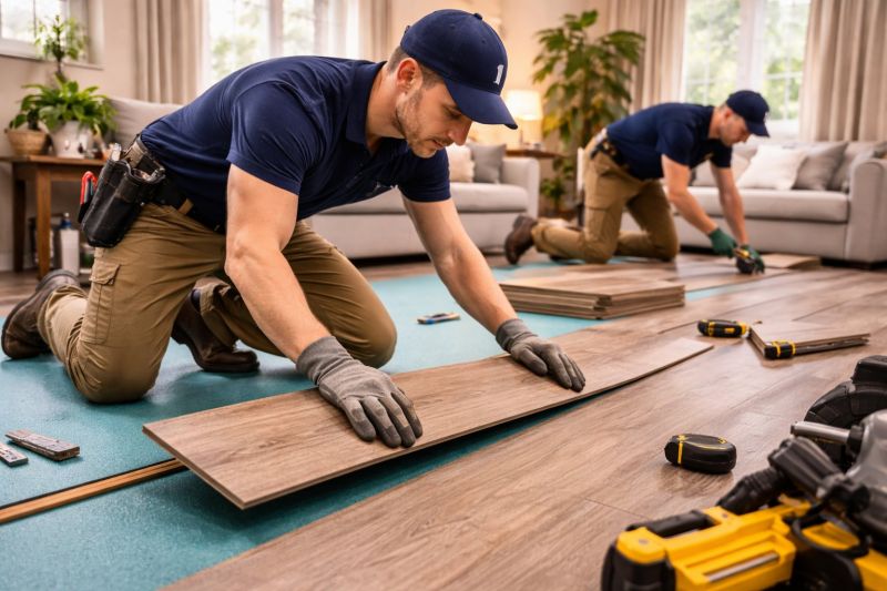 Laminate Floor Replacement in Westerville, OH