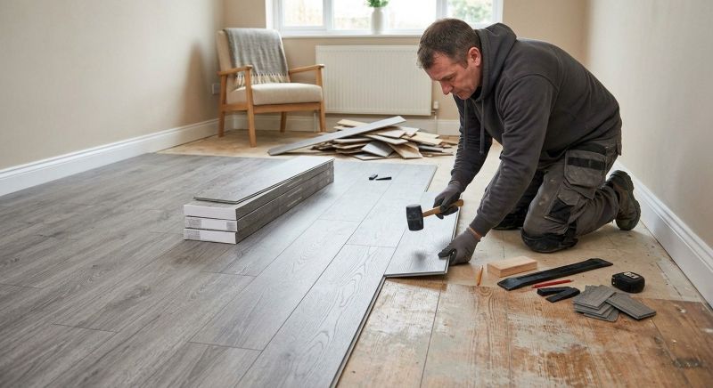 Laminate Floor Replacement in Ostrander, OH