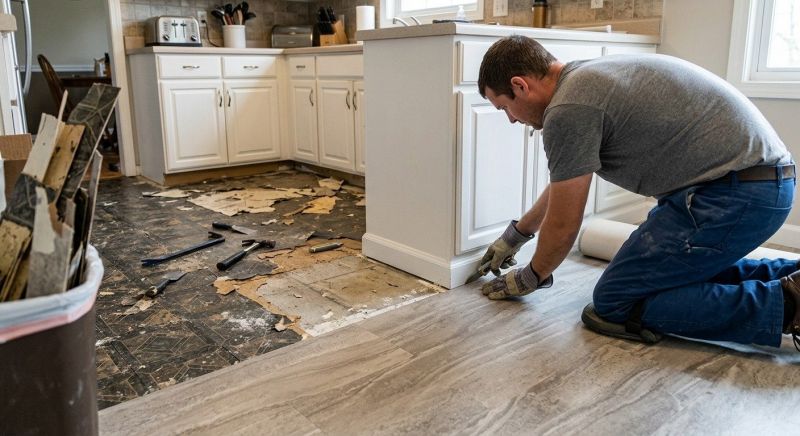 Linoleum Floor Installation in Delaware County, OH