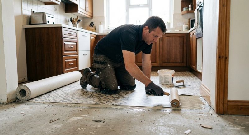 Linoleum Floor Installation in Delaware County, OH
