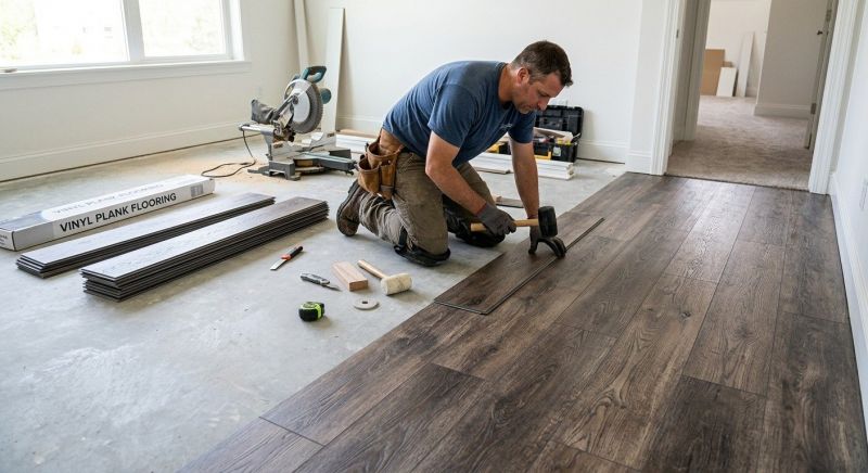 Linoleum Floor Installation in Galena, OH