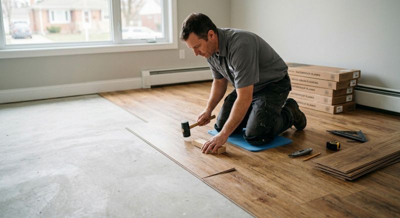 Linoleum Floor Installation in Marengo, OH