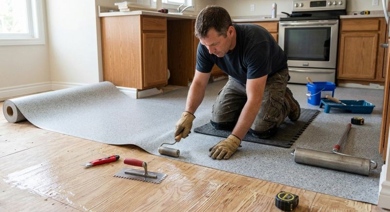 Linoleum Floor Installation in Ostrander, OH
