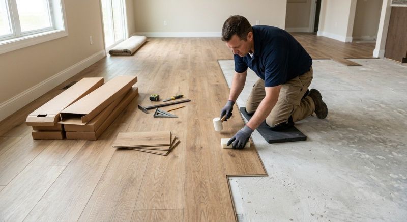 Luxury Vinyl Tile Installation in Carroll, OH