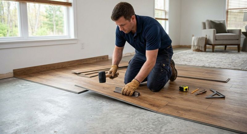 Luxury Vinyl Tile Installation in Westerville, OH
