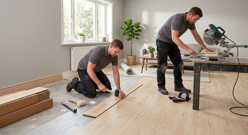 Plank Laminate Installation in Westerville, OH