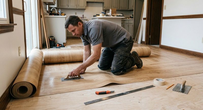Sheet Flooring Installation in Pataskala, OH