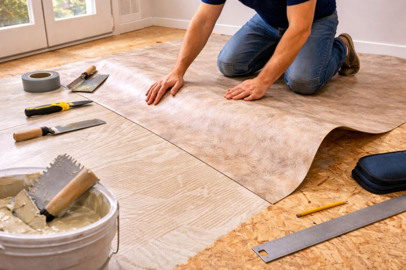 Sheet Flooring Installation in Pickerington, OH