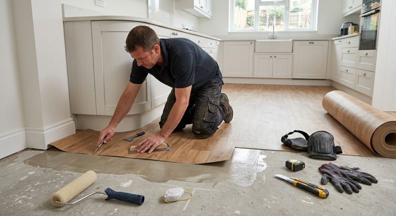 Sheet Flooring Installation in Sunbury, OH