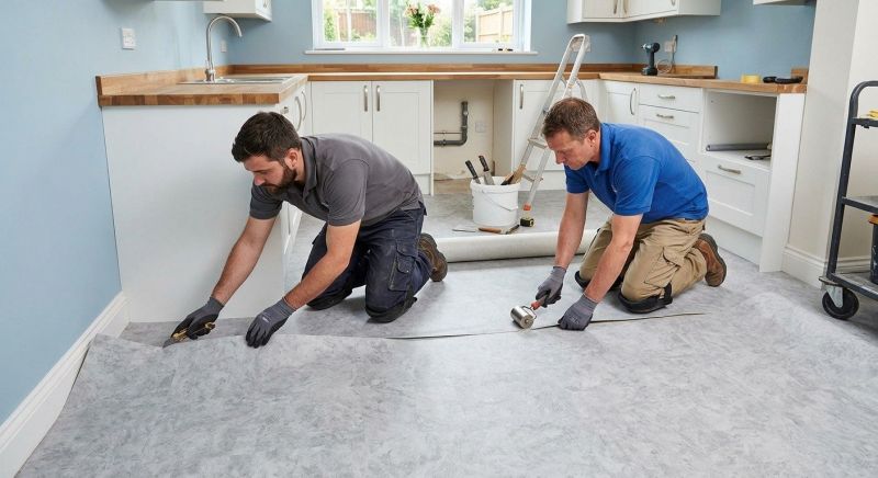 Sheet Linoleum Installation in Westerville, OH