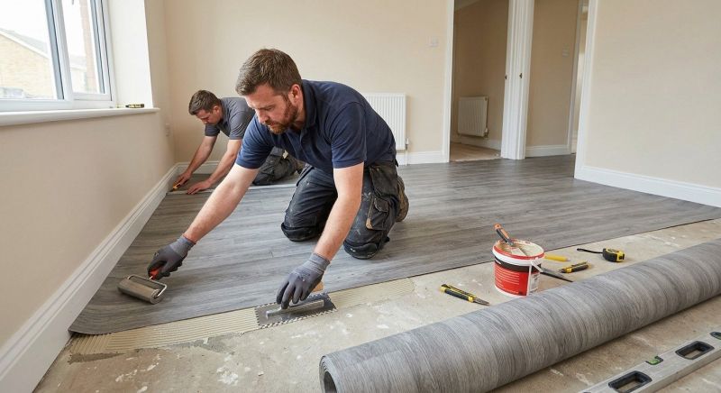 Sheet Linoleum Installation in West Jefferson, OH