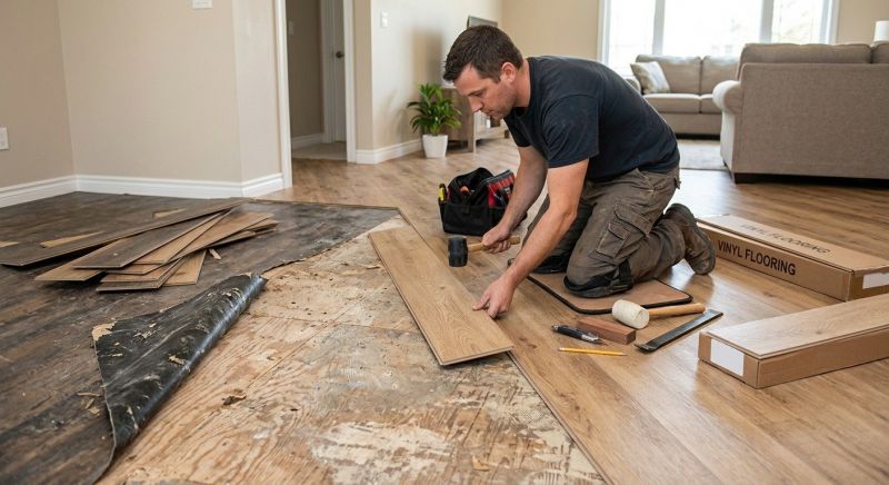 Vinyl Floor Replacement in Westerville, OH