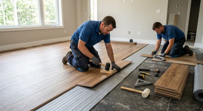 Vinyl Flooring Installation in Grove City, OH