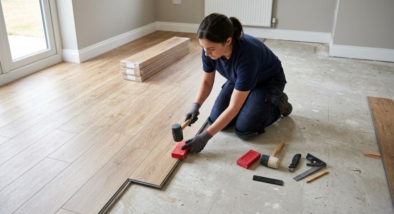 Vinyl Plank Floor Installation in Westerville, OH